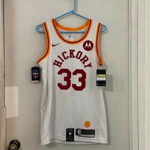 Nike NBA Authentics Indiana Pacers Myles Turner Hickory #33 Swingman Jersey